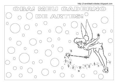 3 - Capa de Caderno de Artes Imprimir