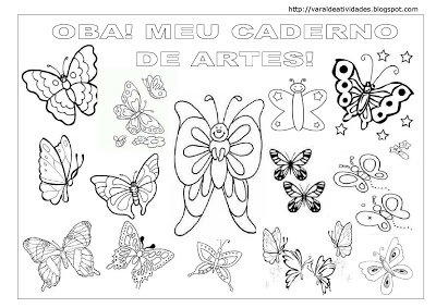 4 - Capa de Caderno de Artes Imprimir