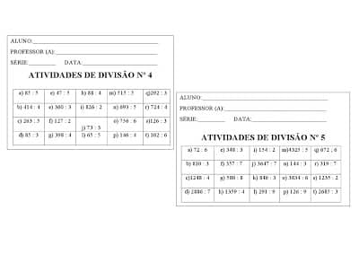 LIVRINHO DIVISC383O3 - Atividades de Divisão - Livrinho de Divisão Contas