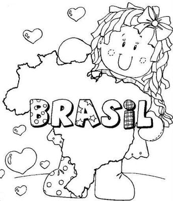desenho bp BRASIL - Mapas do Brasil para Imprimir e Colorir