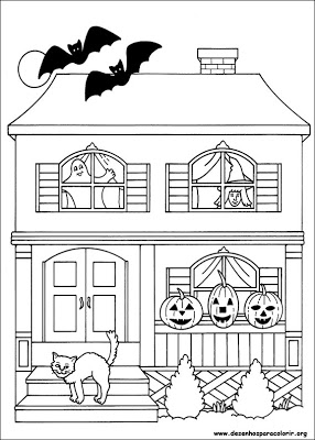 dia das bruxas 35 - Desenhos para Colorir sobre Halloween