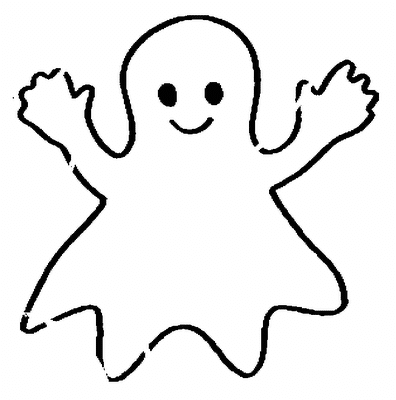 fantasma colorir halloween - Fantasma do Halloween Colorir