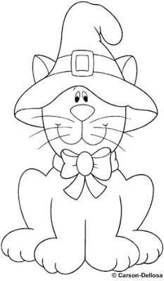 halwcat - Desenhos para Colorir Hallowen Imprimir