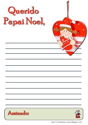 cartapapainoel03 777050 - Cartinhas para o Papai Noel - Atividades Natal