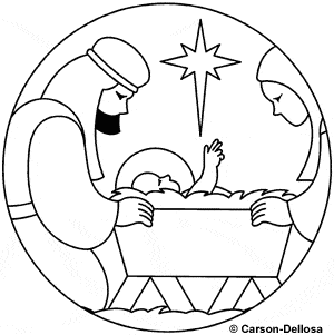 manger - Desenhos para colorir do Natal