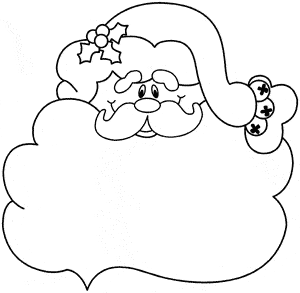 santa3 - Desenhos para colorir do Natal