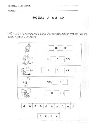 ALFABETO01 - Atividades com o Alfabeto