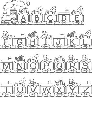alfabeto05 - Alfabeto para Imprimir e Pintar