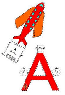 alfabetoanimadovoltaasaulas - Alfabeto Infantil com letras para vestir e brincar