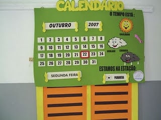 calendC3A1riosaladeaula - Idéias de Cartazes para a sala de aula