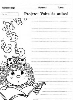 projetovoltaasaulas - Atividades e Desenhos  Volta às Aulas