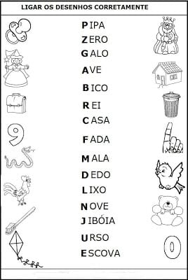 ALFABETIZAC387C383OOOO - Atividade Aprendendo o Alfabeto