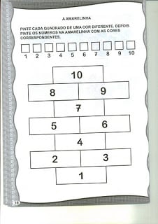 conhecimento os nC3BAmeros de 0 a 9 16 - Atividades com os numerais de 0 a 9