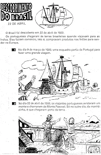 descobrimento brasil 5 - 28 Atividades sobre descobrimento do Brasil