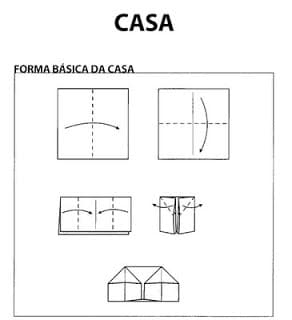 dobradura casa - Alfabeto de dobraduras - COMPLETO