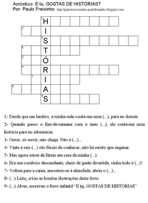 acrosticoatividade - Atividades para trabalhar os Acrósticos