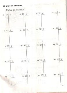 tabuada espaco educar liza 284129 - Atividades de Matemática - Tabuada,adição, subtração, multiplicação e divisão