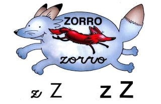 Z 5B5D - Alfabeto ilustrado em espanhol