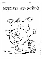 galinha pintadinha pintinho amarelinho pintar colorir 6  - Galinha pintadinha para colorir