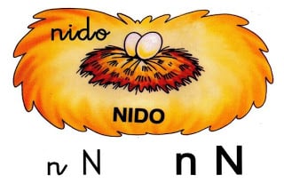 n 5B5D - Alfabeto ilustrado em espanhol