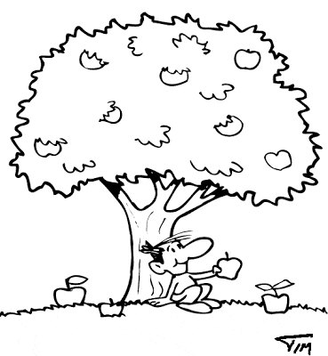 001605 Apple Tree - Atividades para o Dia da árvore
