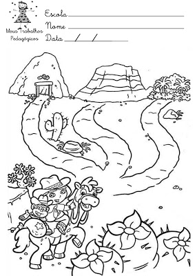 Desenhos para pintar primavera 24 - Desenhos para colorir sobre a primavera