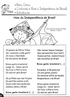 INDEPENDENCIA DO BRASIL Ensinar Aprender004 - ATIVIDADES INDEPENDÊNCIA DO BRASIL