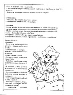 INDEPENDENCIA DO BRASIL Ensinar Aprender006 - ATIVIDADES INDEPENDÊNCIA DO BRASIL