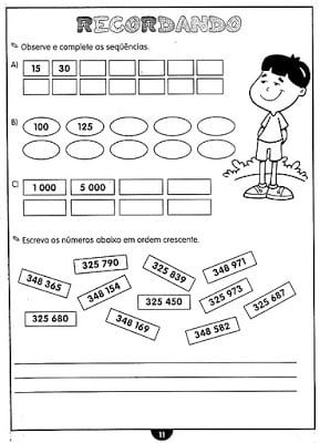 PAG11 - Atividades de matemática - 4 ano