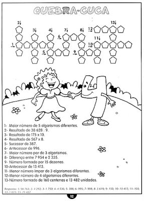 PAG12 - Atividades de matemática - 4 ano