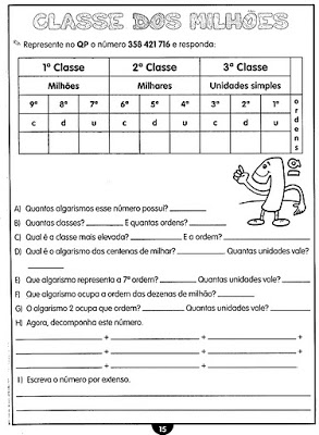 PAG15 - Atividades de matemática - 4 ano