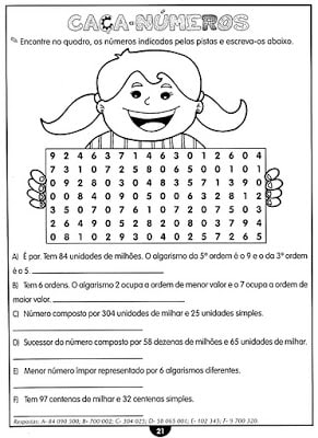 PAG21 - Atividades de matemática - 4 ano