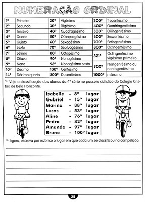 PAG25 - Atividades de matemática - 4 ano