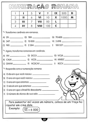 PAG27 - Atividades de matemática - 4 ano