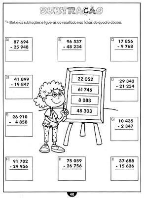 PAG40 - Atividades de matemática - 4 ano