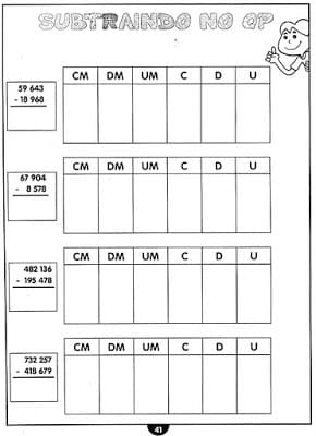 PAG41 - Atividades de matemática - 4 ano