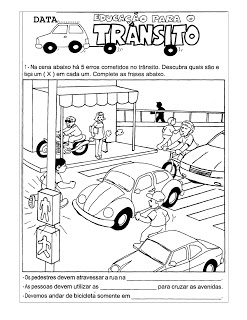 a histC3B3ria do trC3A2nsito www.ensinar aprender.blogspot.com003 - Atividades e  História do Trânsito