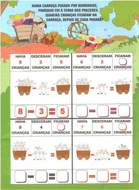 atividade infantil  5JPG - Conto de fadas matemática