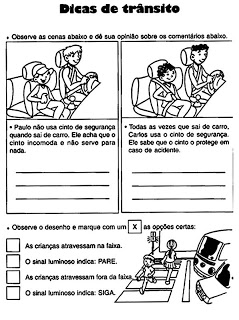 atividades sobre trC3A2nsito www.ensinar aprender.blogspot.com004 - Atividades sobre Trânsito