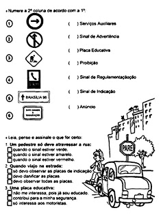 atividades sobre trC3A2nsito www.ensinar aprender.blogspot.com021 - Atividades sobre Trânsito