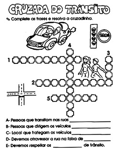 Atividades sobre Trânsito