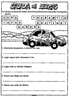 atividades sobre trC3A2nsito www.ensinar aprender.blogspot.com025 - Atividades sobre Trânsito