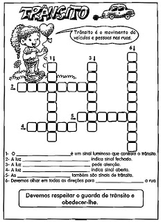 atividades sobre trC3A2nsito www.ensinar aprender.blogspot.com026 - Atividades sobre Trânsito
