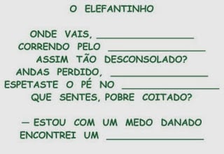 COMPLETAR O  ELEFANTINHO - Atividades Sobre a Arca de Noé