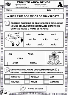 cantalele 2 19 - Atividades Sobre a Arca de Noé