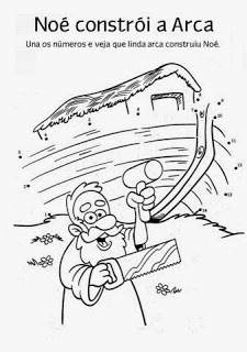 noe desenho biblico thumb - Atividades Sobre a Arca de Noé