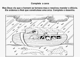 noe e a arca - Atividades Sobre a Arca de Noé
