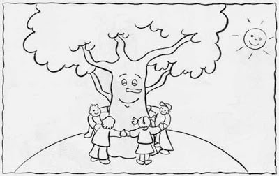 atividadesdiadaarvore5 - Desenhos para colorir - Dia da Árvore na Educação infantil