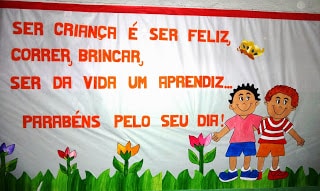 diadascriançasmural - Idéias de murais/painéis para o Dia das Crianças - 12 de Outubro