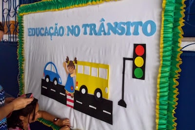 muraltransito - Sugestão de Mural para o Dia Nacional do Trânsito - 25 de Setembro